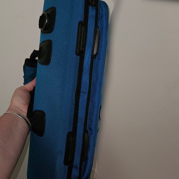 Protec Flute Slimline PRO PAC Teal Blue and Black Hard Case - Picture 3 of 5